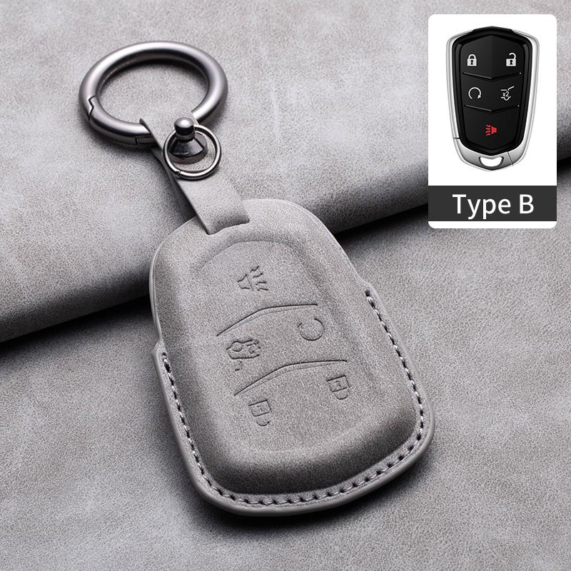 Новый чехол-накладка из овчины для автомобильного ключа-пульта для Cadillac ATS-L XTS XT5 CTS CT6 ATS 28T SRX Escalade 2015 Аксессуары для стайлинга
