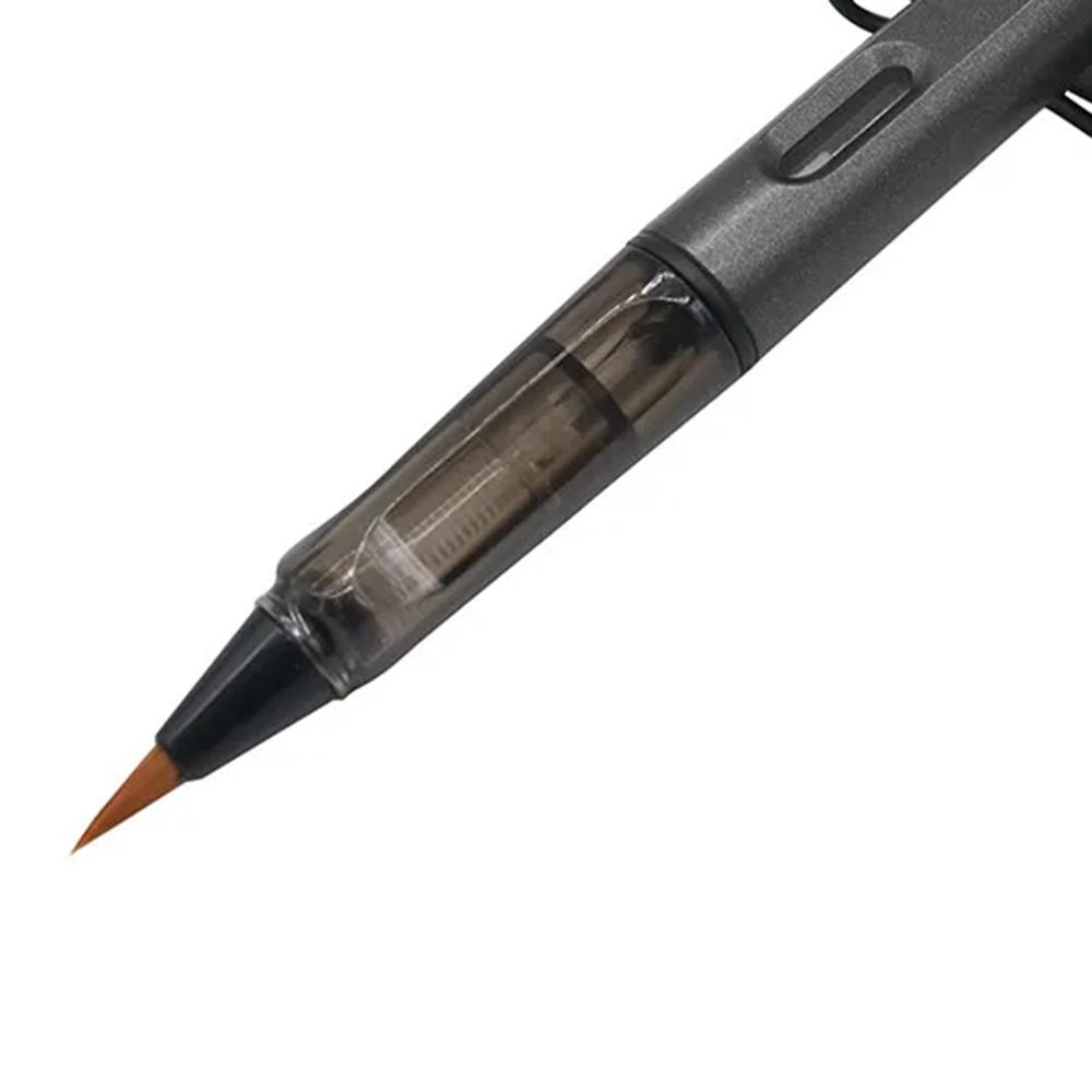 Кисть Перьевая ручка Чернильный мешок Кисть для письма Цвет Фонтанный стиль Ласка для волос Каллиграфия Маленькая обычная ручка-кисть для письма