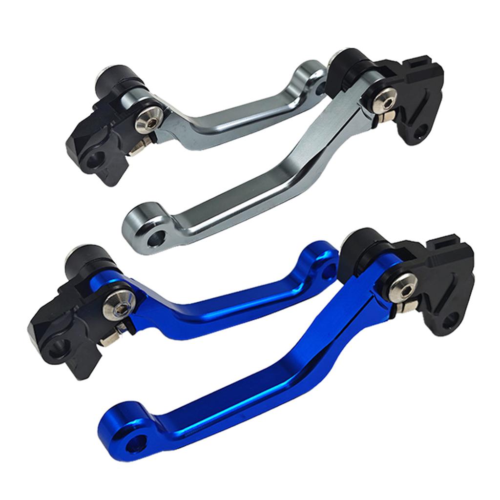 Motorcycle Short Brake Clutch Levers Handle for WR250 Replacement Aluminum Brake Clutch Lever Adjustable Brake Lever
