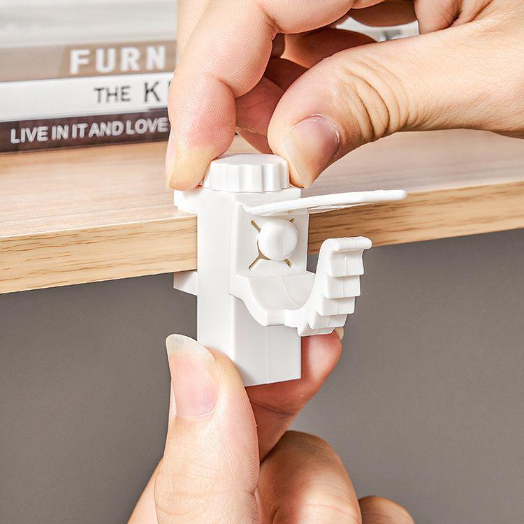 Регулируемый карниз без сверления и зажимы для полотенец