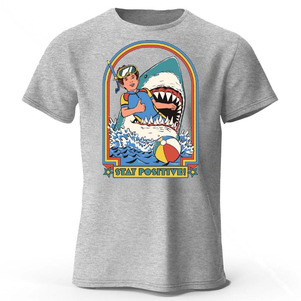 Summer New Mens Quirky and Minimalist Style Pure Cotton Short Sleeved Sports Running Fitness Tshirt Plus Size Loose Casual Top