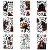 Halloween Decorations Horror Static Stickers Creative Death Glass Stickers