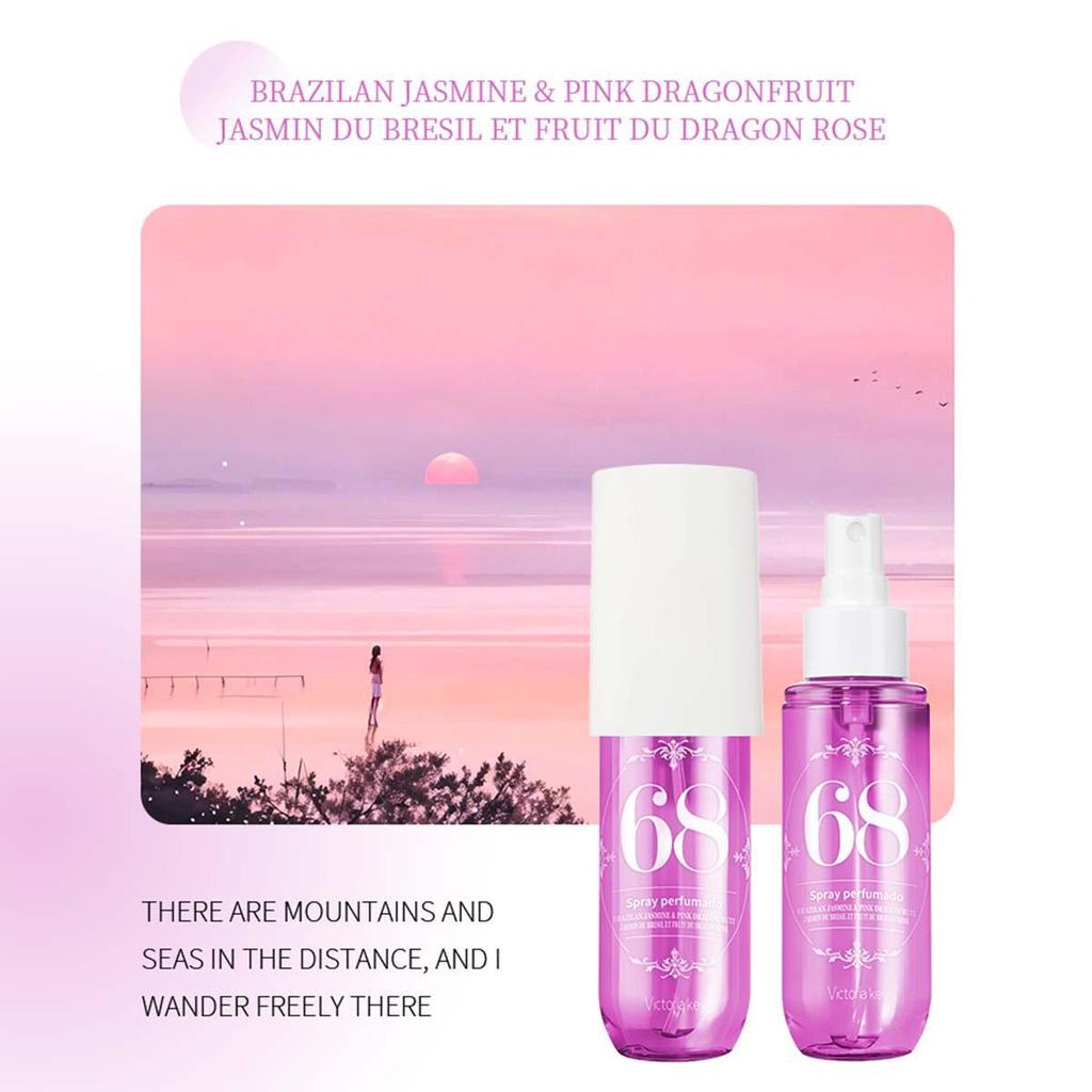 Бразильский стойкий парфюмированный спрей без спирта для тела и волос