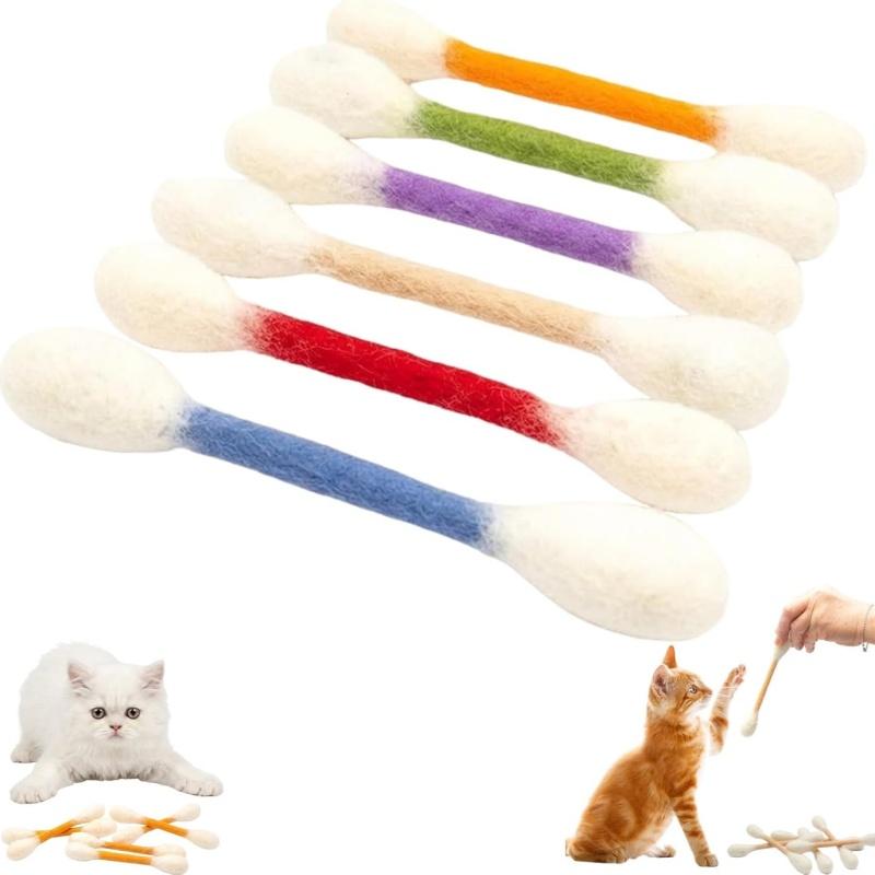 Кошачья мята Игрушка для кошек Экстра большая Хлопковая палочка Плюшевая Интерактивная игра для кошек и котят Идеально для игры дома Тренировки Подарок на день рождения