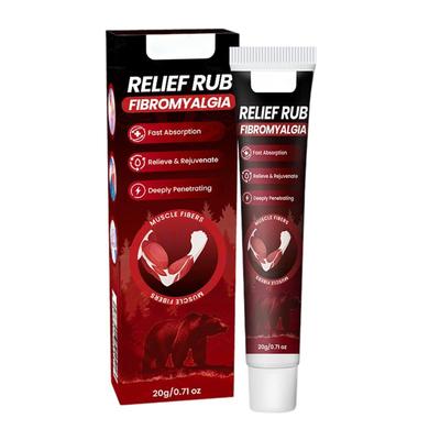 Крем для мышц с согревающим эффектом 20 г Коричневый медведь скелет проникающий крем