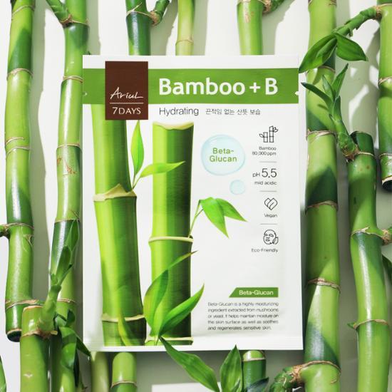 [Vegan Certified] Arial Seven Days Mask Bamboo B 1 sheet,Korean Mask Pack