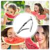 2-in-1 Stainless Steel Fruit Cutter Watermelon Cube Cutter Ergonomic Kitchen Slicing Baller For Party Picnic Camp School