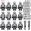 M8137 Anti-Terrorism And Riot Advance Special Forces Military Building Block Minifigures Toy 12 Bags