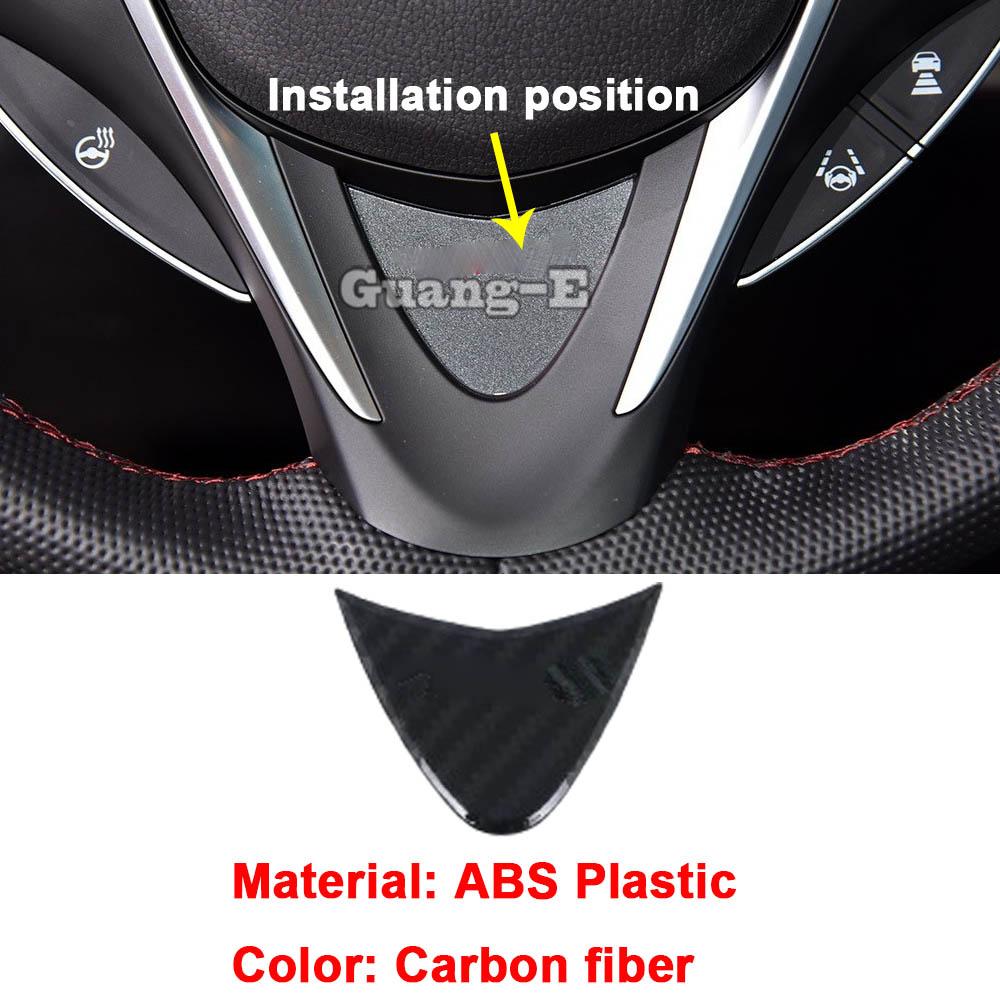 For Acura TLX 2018 ABS Light Button Frame Glove Box Handle Armrest Trim Steering Wheel Cover Bowl Accessories
