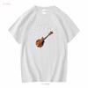 Футболка с принтом Bluegrass Mandolin с длинным или коротким рукавом винтажная стирка вытяжка мужская модный топ для повседневной носки графический