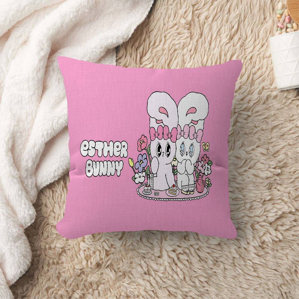 Чехол на подушку Esther-Bunny Room Дизайн клена Счастливый Осенний Урожай Декор Праздничный Декораци Чехол для Подушки