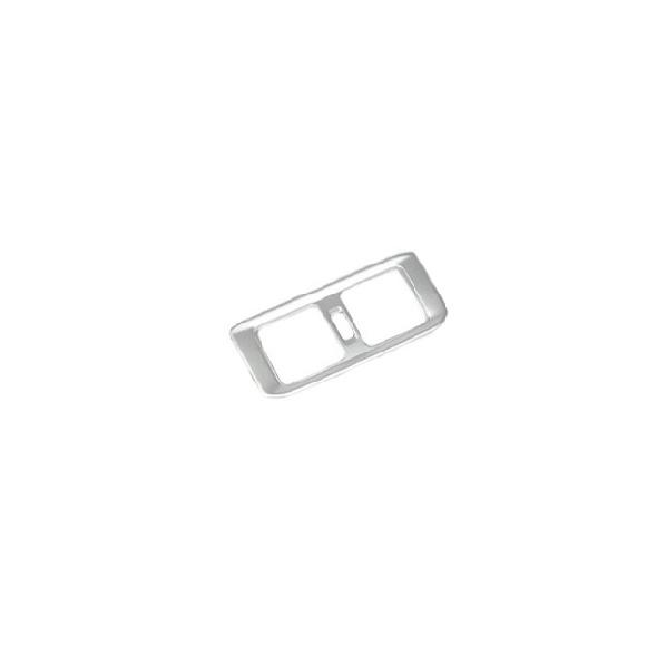 For Toyota RAV4 19-24 Matte SilverRear Armrest AC Air Outlet Vent Cover Trim