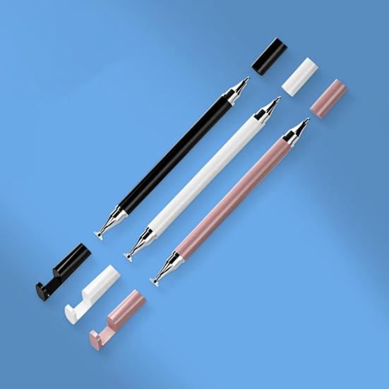 Многофункциональная ручка-стилус для смартфона, чувствительная ручка для сенсорного экрана, ручка для офиса, рисования, письма, для планшета, с держателем для телефона, 3-в-1, емкостная