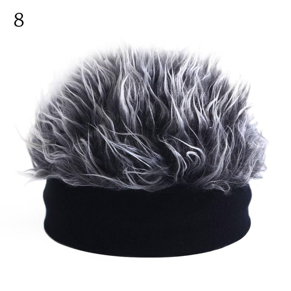 Эластичные шапки-бини, забавные волосы, интегрированный головной убор, портативный детский парик, шапка для мальчиков и девочек