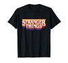 Футболка с ретро-логотипом Stranger Things в радужных цветах