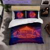 Sunderland Football 3 Piece Bedding Set Soft Duvet Cover Set with Pillowcases Printed Bedroom Decor Set for Home