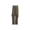 Fustl Pants Solid Color Loose Knit Sports Pants Men Pants Tree-Branch-Brown IY8029