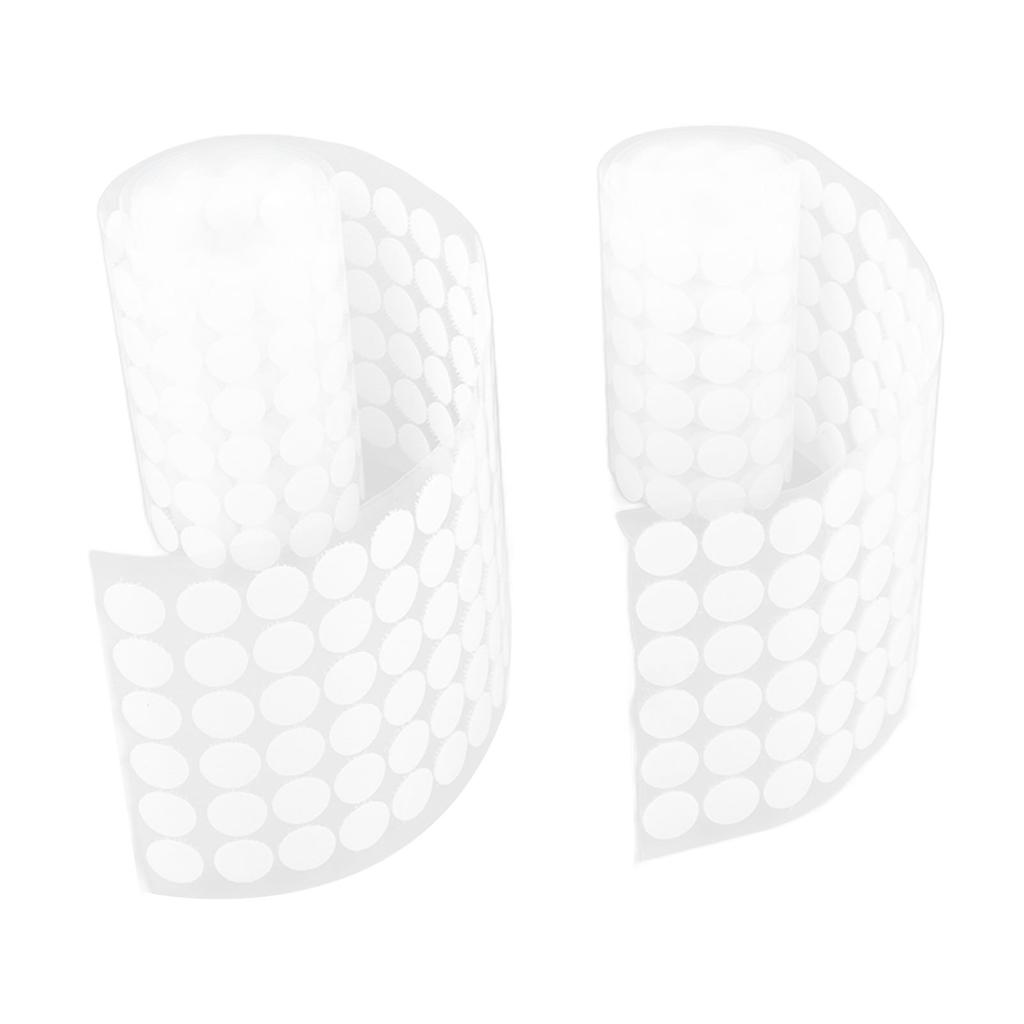 2 рулона 504 пары 1,5 см крючки и петли точки белые самоклеящиеся ленты точки липкая лента