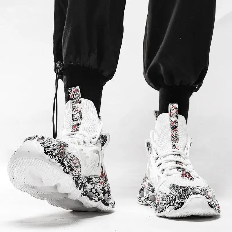 Мужские повседневные кроссовки, летняя мужская обувь, тренд 2024 года, дышащая, все бренды со скидкой, для ходьбы, унисекс, с майкой, цвет, оригинальные предложения, спортзал