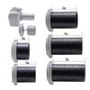 Astronomical Telescope Extension Tube Set 8Pieces Standard M48x0.75 Assorted Size 3/5/7/10/12/15/20/30mm Extending Rings