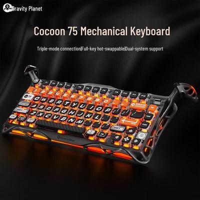 Трехрежимная механическая клавиатура GravaStar GS K1 PRO 75%