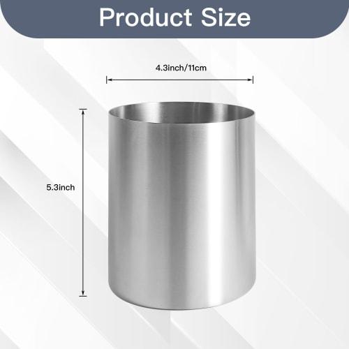 IMEEA Подставка для палочек из нержавеющей стали, Подставка для кухонных инструментов, Чехол для хранения столовых приборов, Серебристый