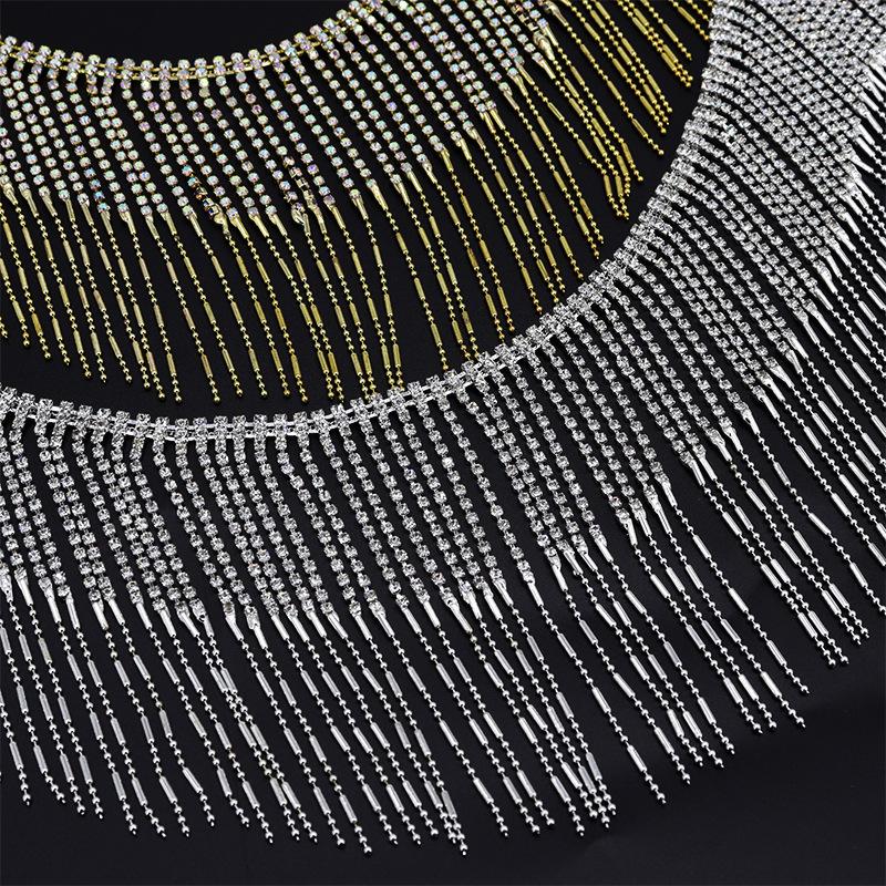 Аксессуары «Сделай сам» с бриллиантовой цепочкой, украшенной стразами, для костюмов и декораций