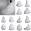 Wedding Dress Bridal Brace Ruffled Hemline Petticoat Skirt Circle Waist Regular
