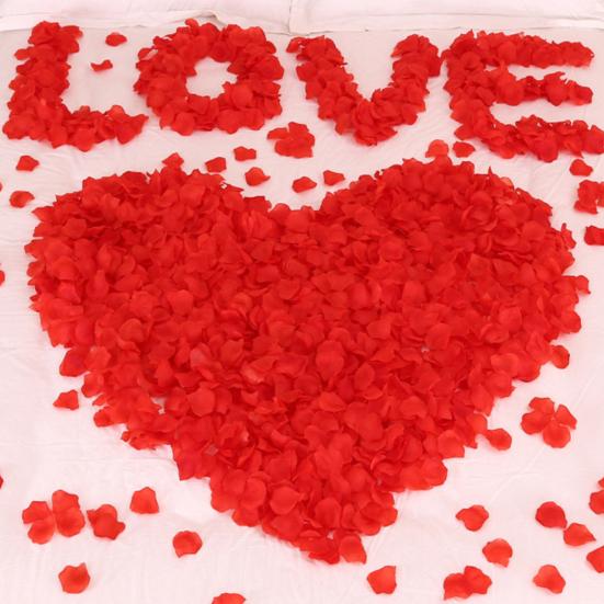 1 мешок искусственных лепестков роз Экологически чистый реалистичный вид красочный имитационный шелк