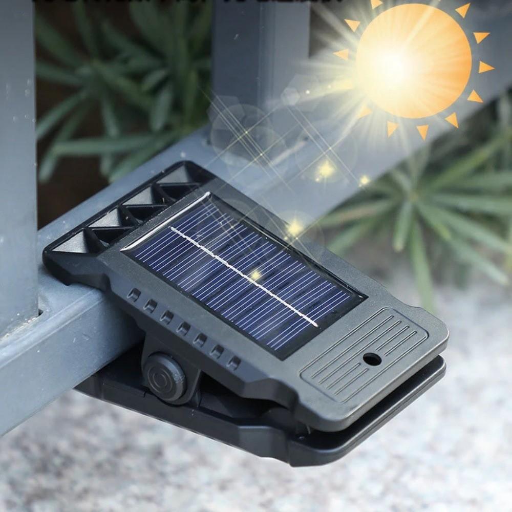 3 Modes Solar Clip Light Mini LED Solar Light Energy Saving Motion Sensor Lamp Garden Decoration