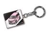 MKJP Custom Keychain Honda Stepwagon Hybrid RP5 Black Car Pink Base Color