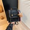 Retro Niche Design Backpack Fashion Portable Backpack British Daily Commuting Backpack Female Mini Schoolbag Girl PU Leather