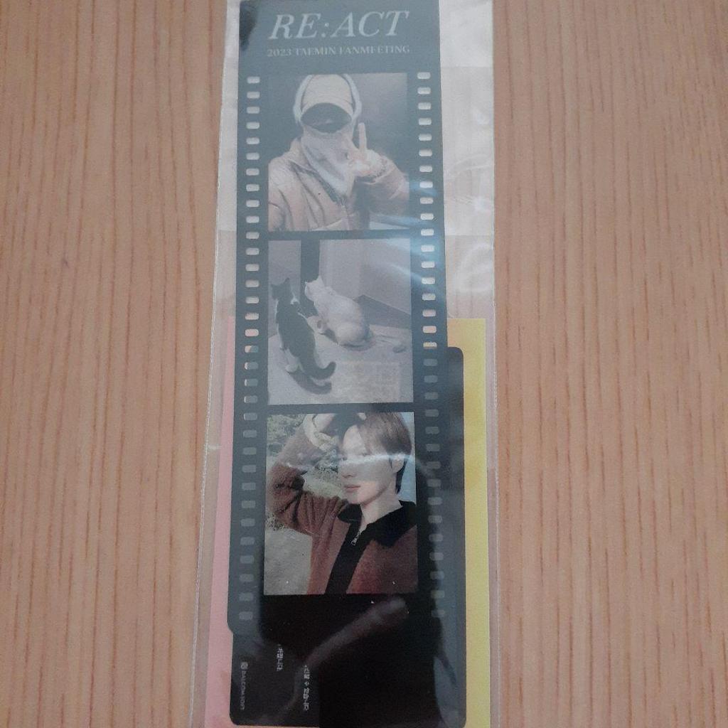 [USED] SHINee TAEMINRE:ACT Fan Meeting Admission Benefits