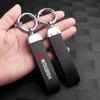 Metal Leather Car Key Ring Braided Rope Key Case Key Chain For Mitsubishi Space Star Lancer Outlander Xl Eclipse Cross Asx Colt