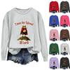 Women's Fashion Daily Versatile Casual Sweatshirts Long Sleeve Round Neck Top Sweatshirts