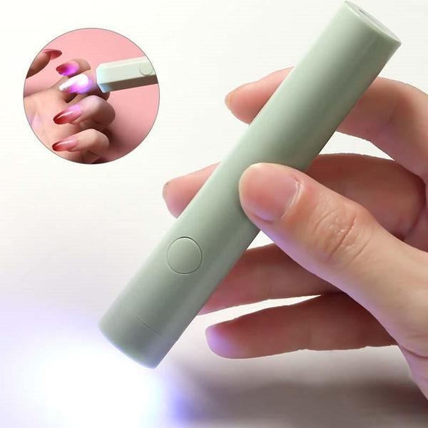 Портативная ручная мини-лампа для ногтей для всех гель-лаков, быстросохнущая USB-сушилка для ногтей, УФ-светодиодная лампа для ногтей, мини-фонарик-ручка