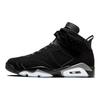 Мужские кроссовки Air Jordan 6 Retro Chrome черный металлик-серебристый DX2836-001