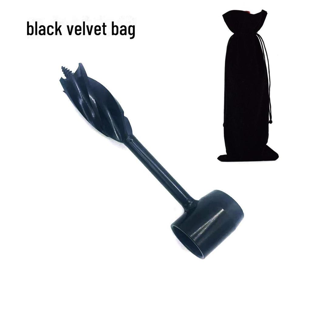 Ручной четырехлезвийный бур для обработки древесины для кемпинга, рубки леса, доставки воды и выживания на природе