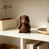 Birthday Gifts for Friends Vintage Dachshund Dog Figurine, Wiener Statue, Rustic Animal Tabletop Cute Sculptures Home Decor Ornament, Puppy