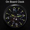 Luminous Car Dashboard Clock with Night Vision - Premium Auto Interior Timepiece with Starry Sky Design, 4cm Diameter