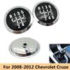 Gear Shift Knob Speed Number Cap Emblem Badge for Chevrolet Cruze 2008-2012