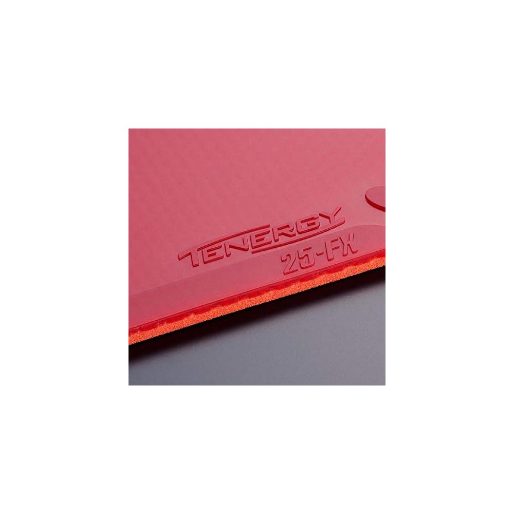 Накладка для настольного тенниса Butterfly Tenergy 25 FX Красная Толщина 2.1 мм Высокие характеристики вращения