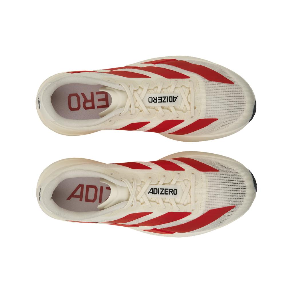 adidas Adizero Evo SL Бегать — значит жить! Мужские кроссовки Белые Молочные Ярко-алые JS1182