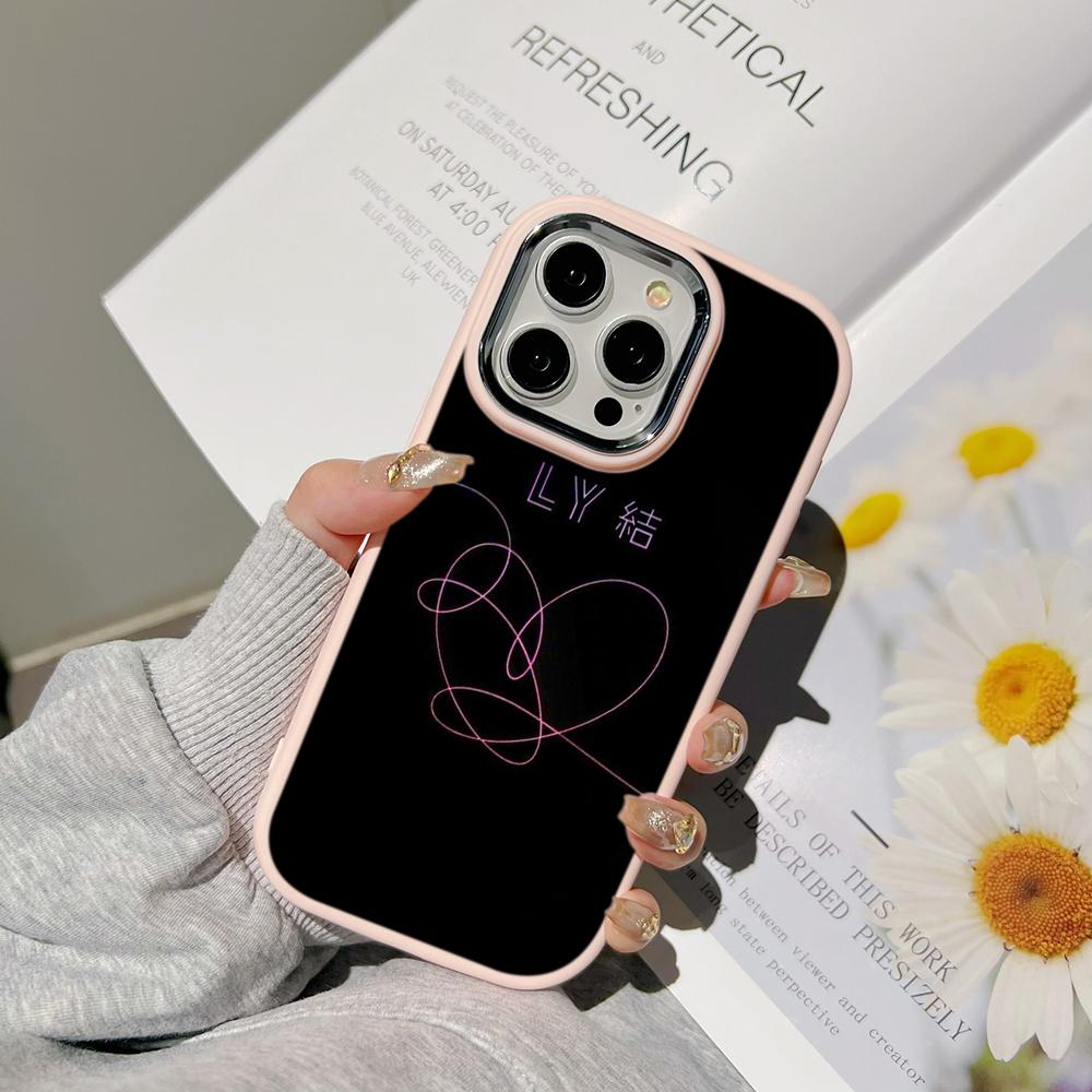 Чехлы для телефонов Ae85 Line Drawing Art Design для Samsung A13 A32 A53 A04e A54 S23 S24 Ultra Infinix Hot 40i Huawei P30, металлическая защитная задняя крышка для камеры