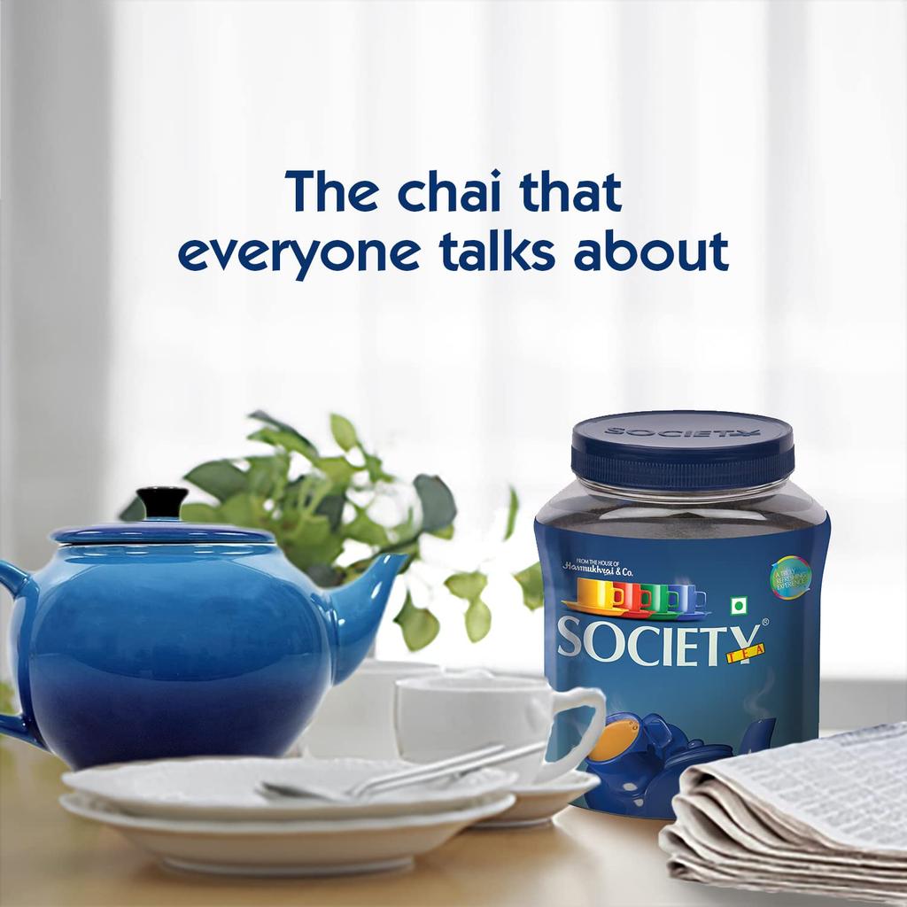 Society Tea Society Leaf Tea 250g Jar X Pack of 2 Premium Loose Black Tea for Refreshing Hot Beverage