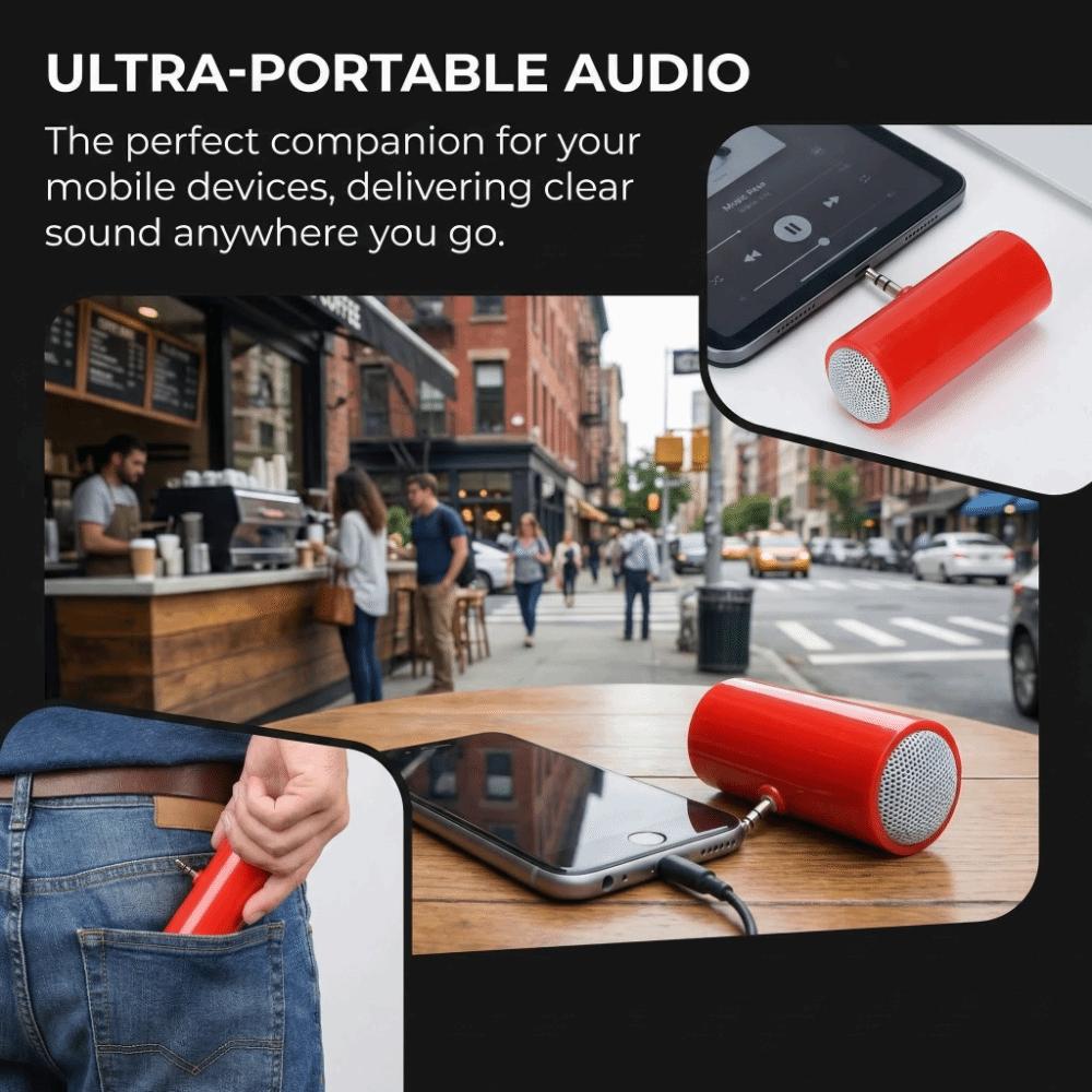 Portable Plug in Speaker 3.5mm Jack Music Player Speaker Speaker Amplifier  Mobile Phones