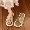 New Women's Shoes Sponge Cake Thick-soled Beach Flip-flops