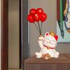 Статуэтка кошки, Коллекционная декоративная фигурка из смолы, Украшение для стола, Скульптура животного для полки,