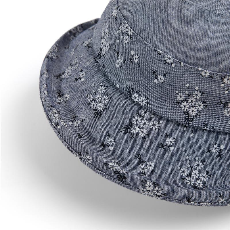 Simple Casual Bucket Hat Stylish Lightweight Fisherman Cap Adjustable Sun Protection Elderly Ladies Hats for Women