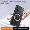Чехол для OPPO Realme GT 7 Жесткий с теплоотводом Магнитная защитная задняя крышка Чехол для корпуса телефона Realme GT 7 Pro GT Neo 7
